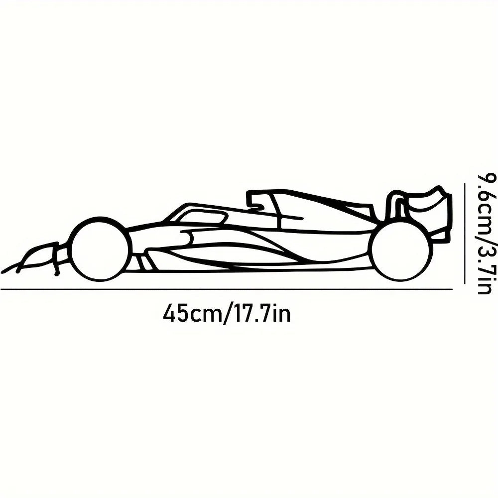 Turbo Sports Car Metal Line Wall Art Decor ty6221-01 by HitMyNeed