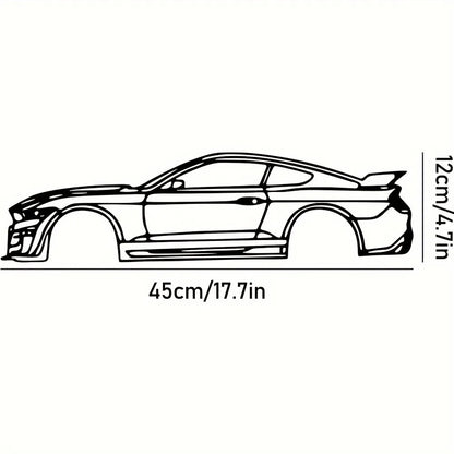 Turbo Sports Car Metal Line Wall Art Decor ty6221-03 by HitMyNeed