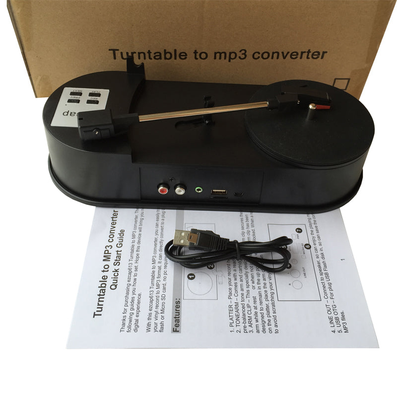 Turntable Vinyl Record Player with MP3 Converter by HitMyNeed