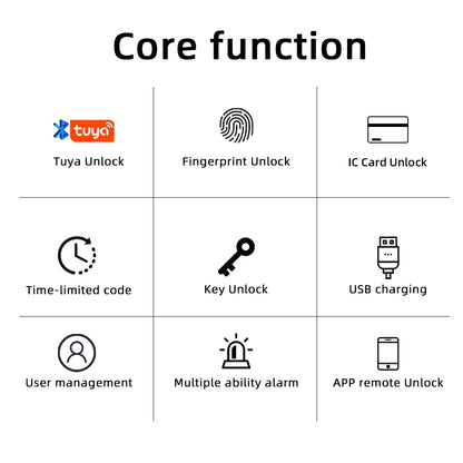 Tuya BLE Fingerprint Smart Door Lock with App Control by HitMyNeed