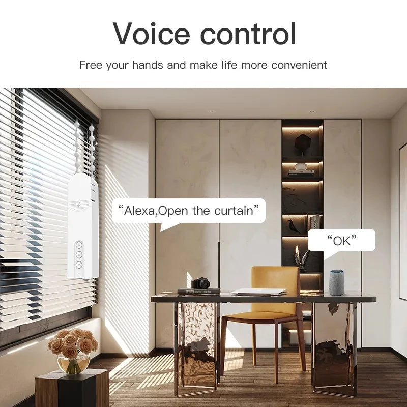 Tuya WiFi Smart Blind Motor with App & Voice Control by HitMyNeed