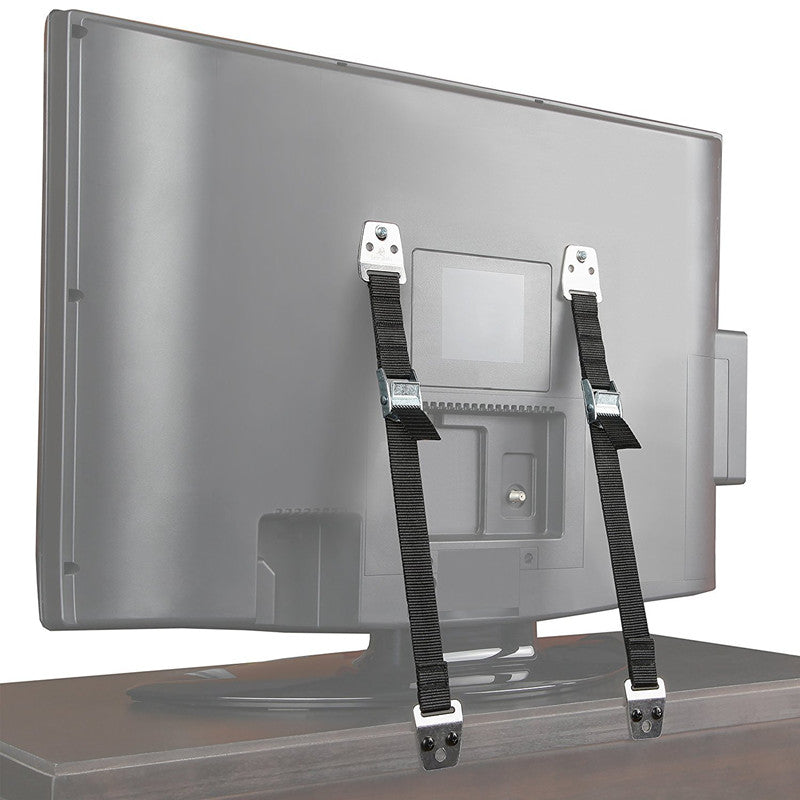 TV & Furniture Anti-Tip Safety Straps (2-Pack) by HitMyNeed