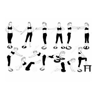 Twist Board Waist Fitness Balance Disc by HitMyNeed