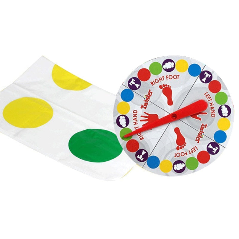 Twister Game Mat with Spinner for Family Parties by HitMyNeed