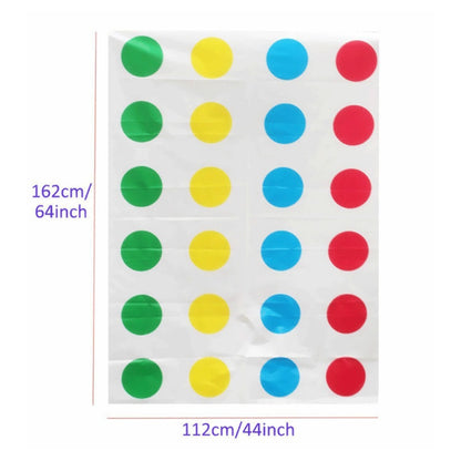 Twister Game Mat with Spinner for Family Parties by HitMyNeed
