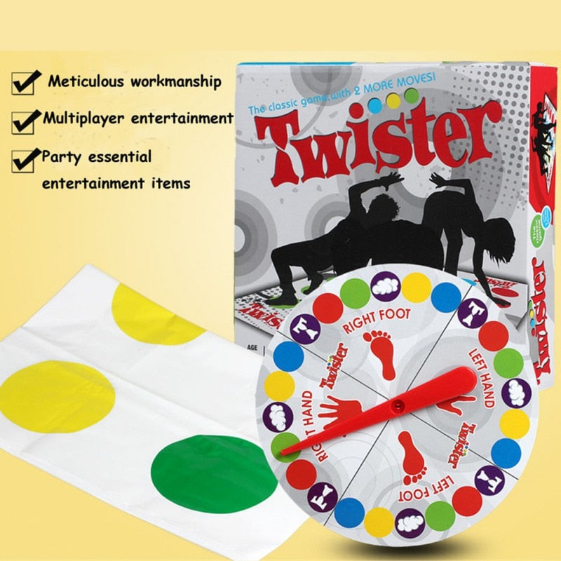 Twister Mat Family Activity Game with Spinner by HitMyNeed