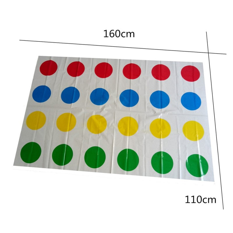 Twister Mat Family Activity Game with Spinner by HitMyNeed