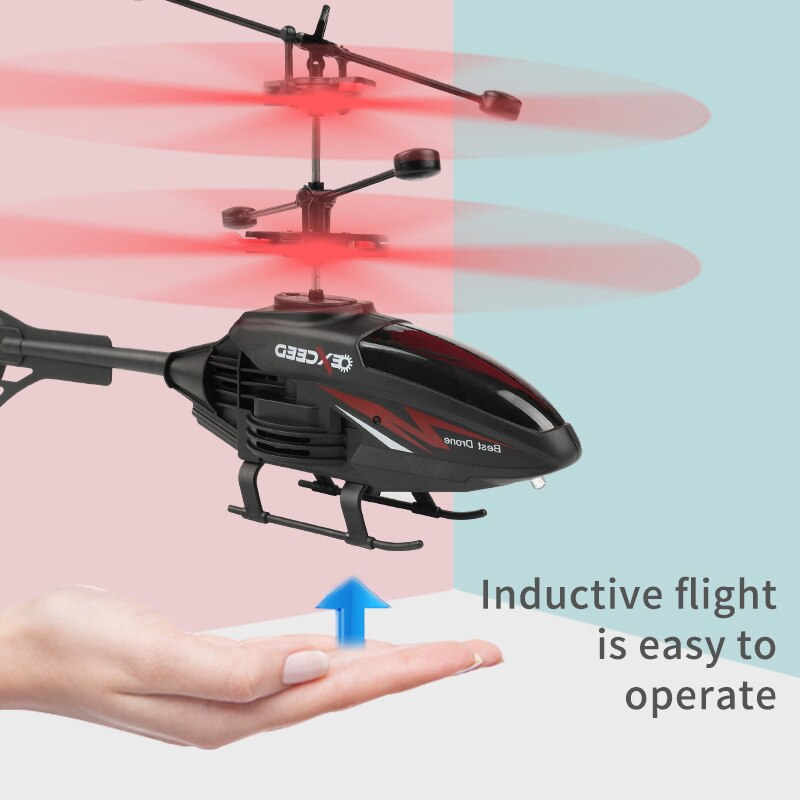 Two Channel RC Induction Suspension Helicopter Toy by HitMyNeed