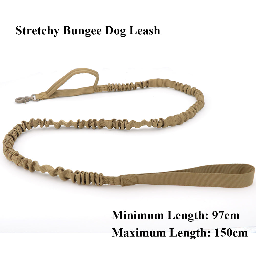 Two Handle Bungee Tactical Dog Leash by HitMyNeed