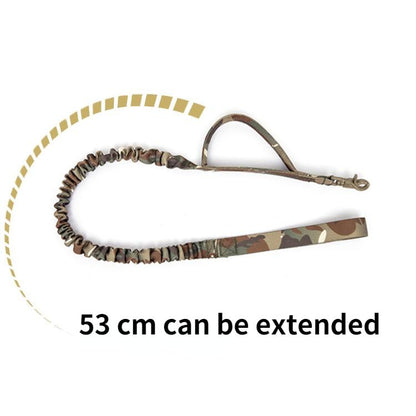 Two Handle Bungee Tactical Dog Leash by HitMyNeed