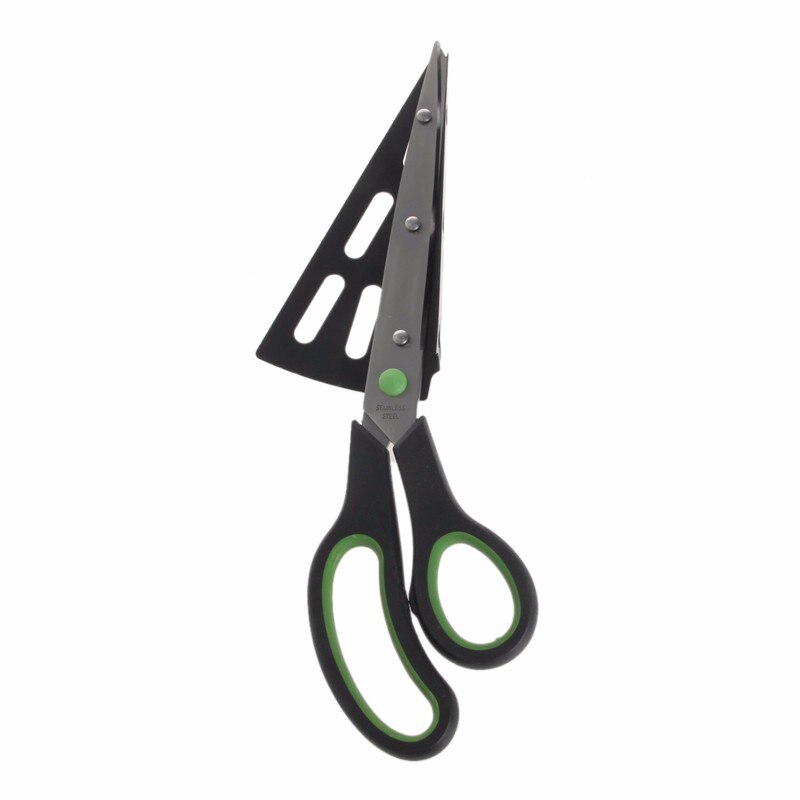 Two-in-One Non-Stick Pizza Shears with Serving Shovel by HitMyNeed