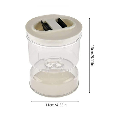 Two In One Pickle Jar with Built-In Brine Separator by HitMyNeed