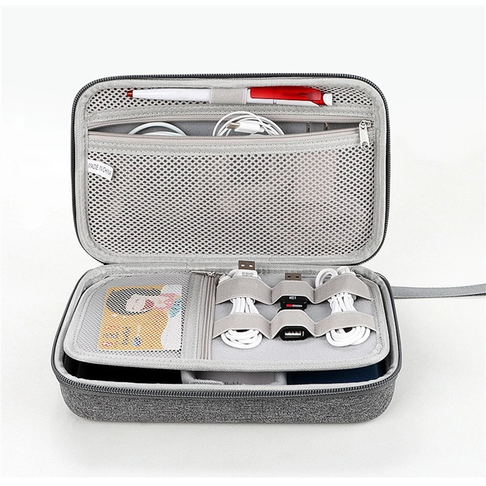 Two-Layer Electronic Travel Organizer Case by HitMyNeed