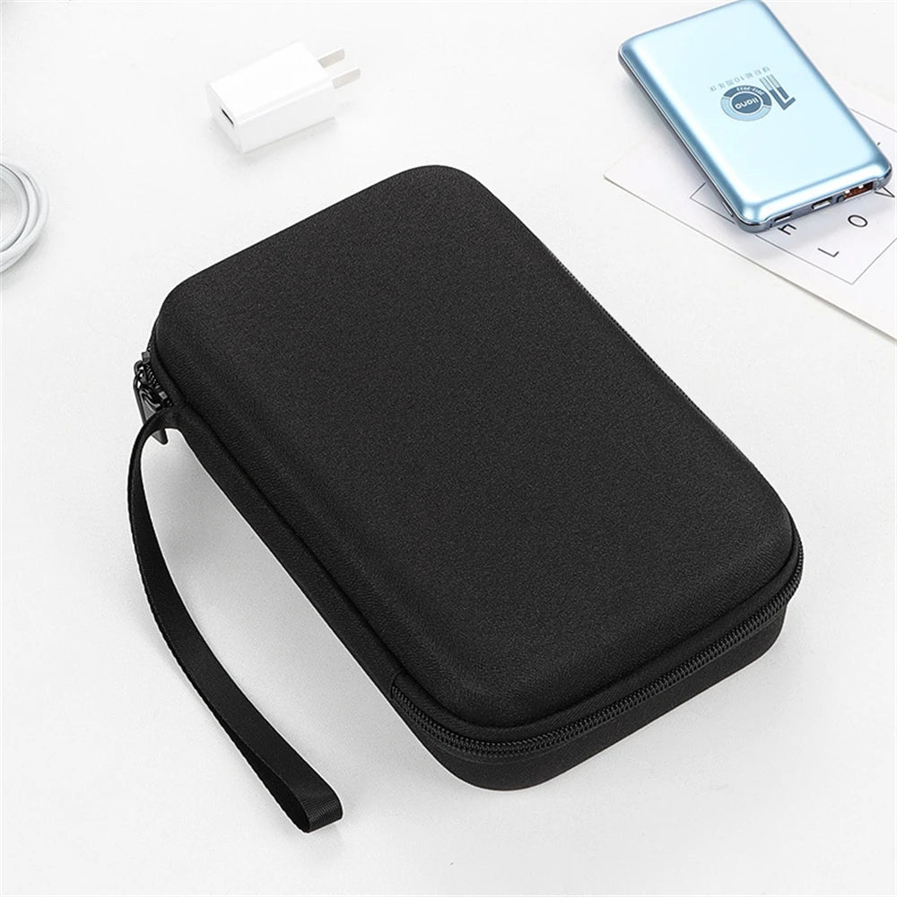 Two-Layer Electronic Travel Organizer Case black by HitMyNeed