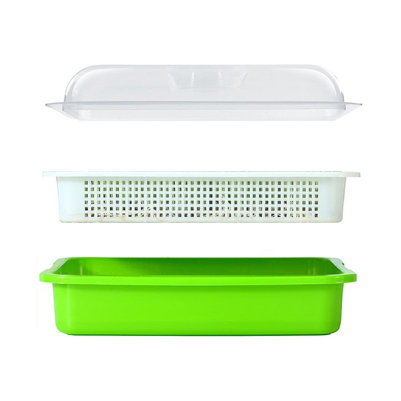 Two-Layer Seed Sprouter Tray with Lid by HitMyNeed