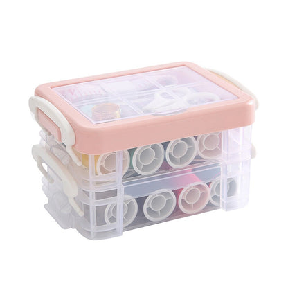 Two-Layer Sewing Kit Organizer with Accessories by HitMyNeed