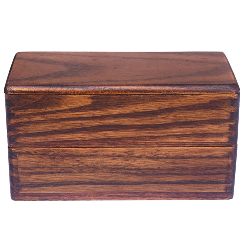 Two-Layer Wooden Lunch Box with Divider by HitMyNeed