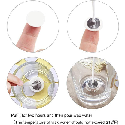 Two-Sided Glue Dots for Candle Wicks (500 Pack) by HitMyNeed