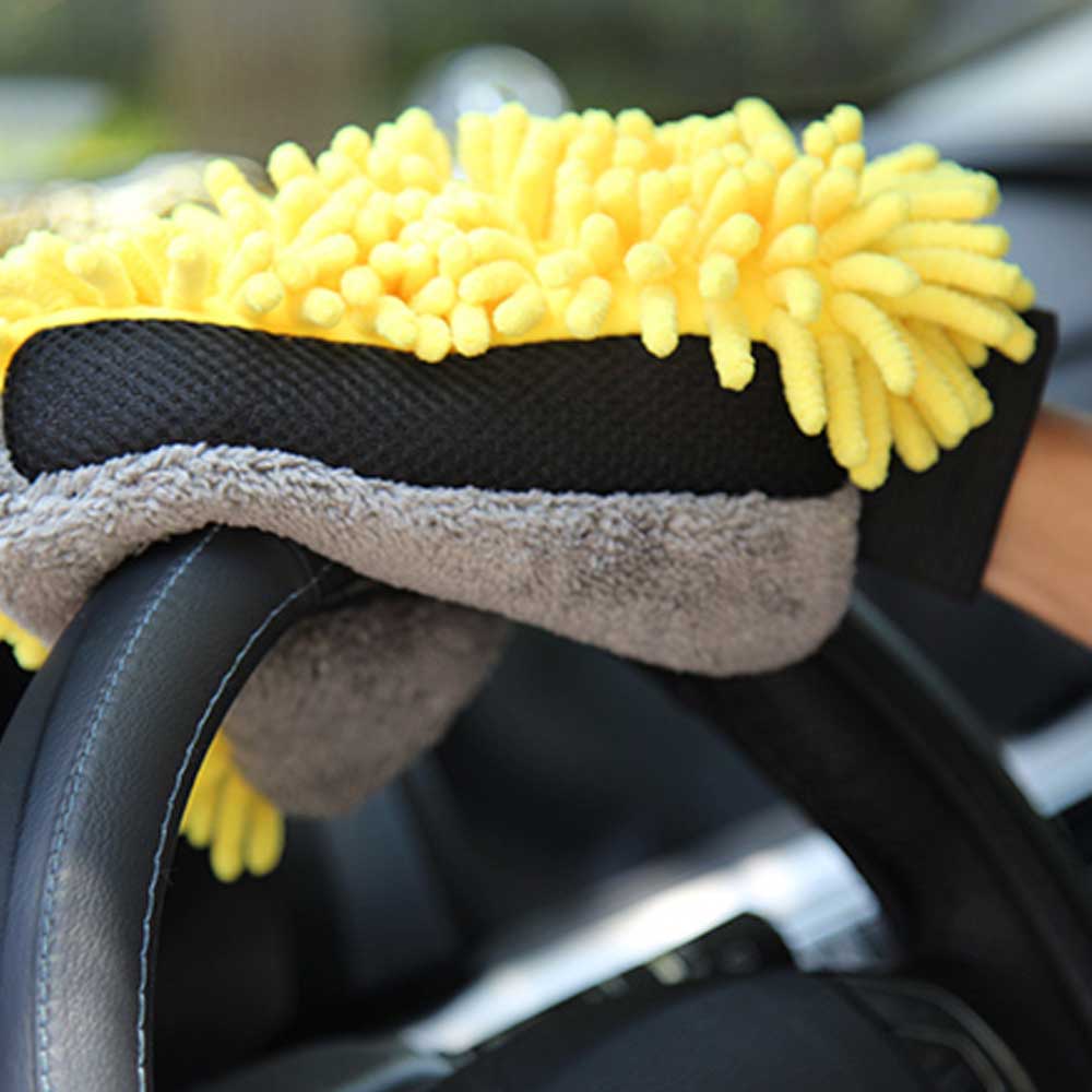 Two-Sided Microfiber Car Wash Glove Mitten by HitMyNeed