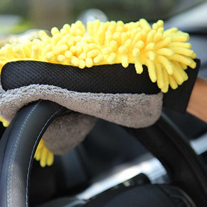 Two-Sided Microfiber Car Wash Glove Mitten by HitMyNeed