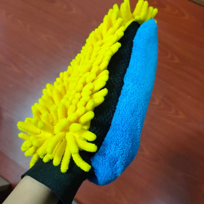 Two-Sided Microfiber Car Wash Glove Mitten by HitMyNeed