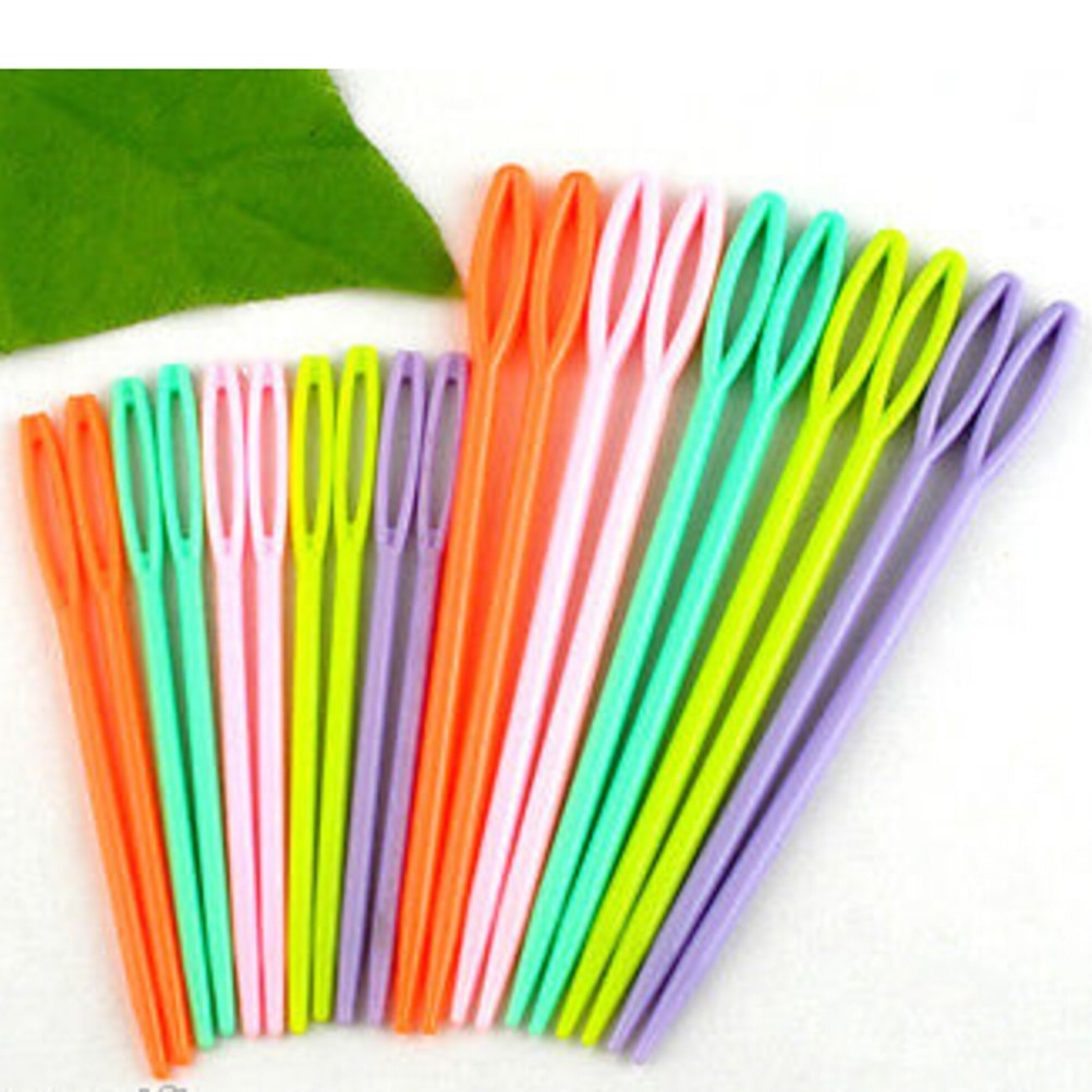 Two-Size Plastic Knitting Needles Set (20pcs) by HitMyNeed