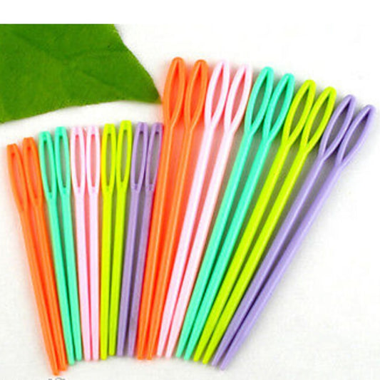 Two-Size Plastic Knitting Needles Set (20pcs) by HitMyNeed