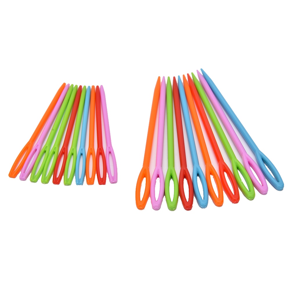 Two-Size Plastic Knitting Needles Set (20pcs) by HitMyNeed