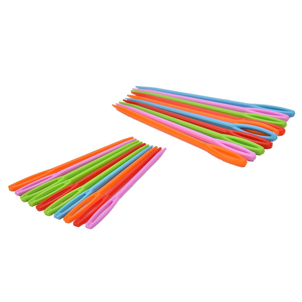 Two-Size Plastic Knitting Needles Set (20pcs) by HitMyNeed