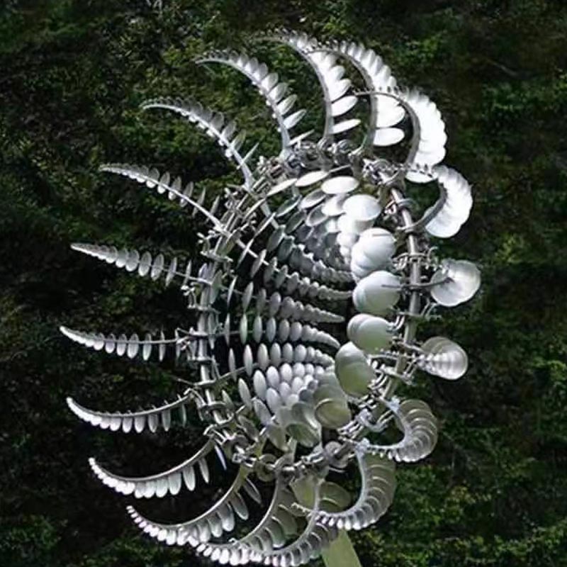 Two Tier Metal Garden Wind Spinner by HitMyNeed