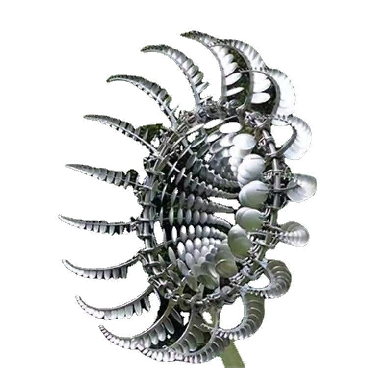 Two Tier Metal Garden Wind Spinner by HitMyNeed