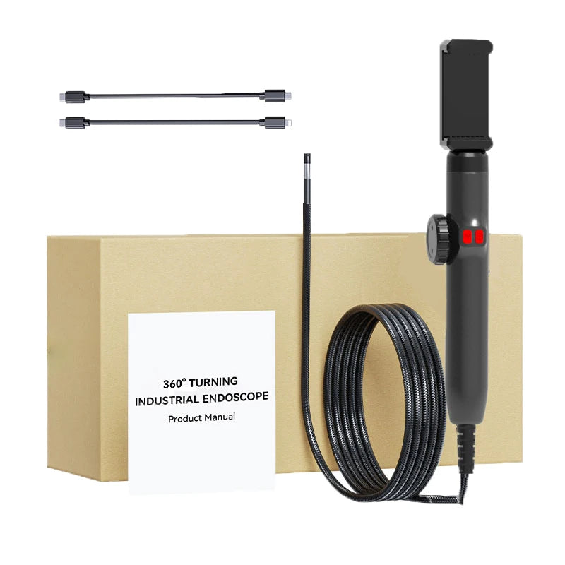 Two-Way 360° Articulating Borescope 1080P 6mm by HitMyNeed