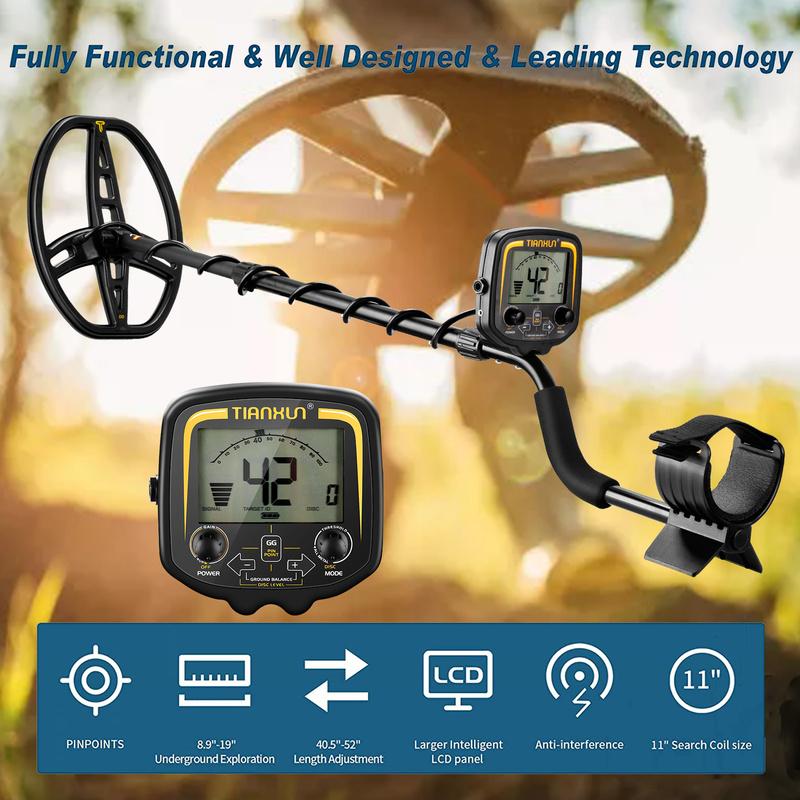 TX-850 Professional Metal Detector 19kHz 11" Coil by HitMyNeed