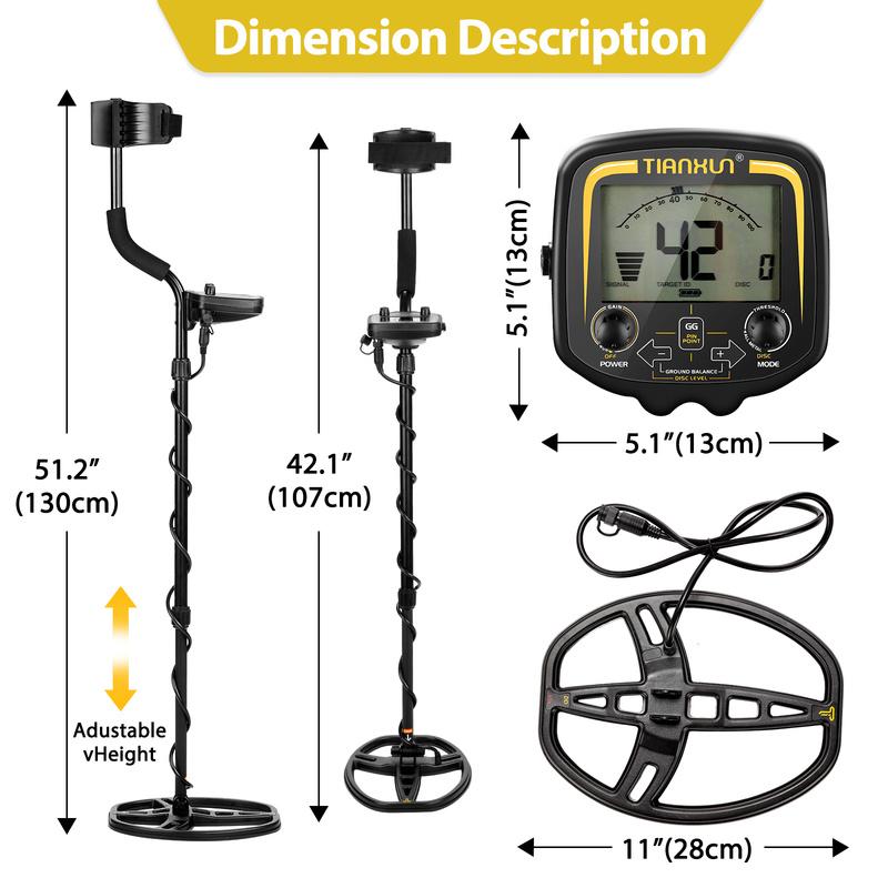 TX-850 Professional Metal Detector 19kHz 11" Coil by HitMyNeed