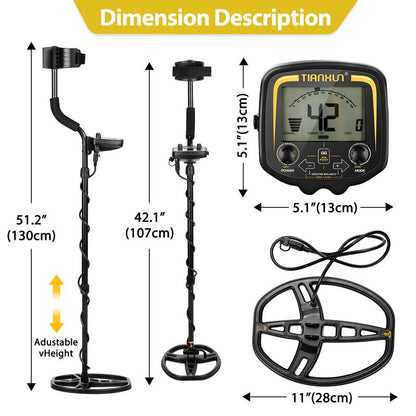 TX-850 Professional Metal Detector 19kHz 11" Coil by HitMyNeed