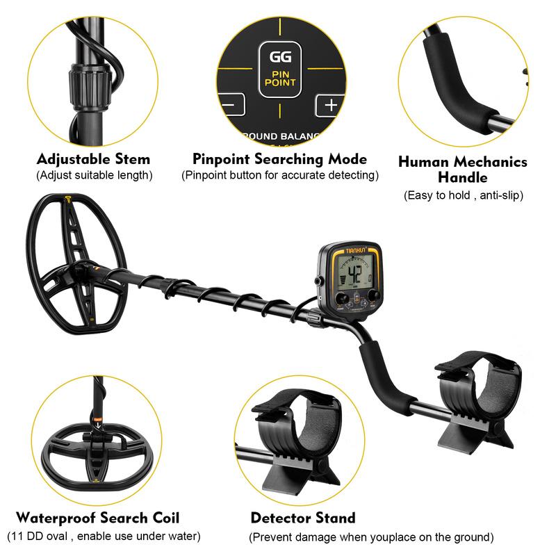 TX-850 Professional Metal Detector 19kHz 11" Coil by HitMyNeed