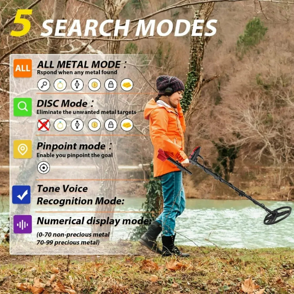 TX-850L Waterproof Gold & Metal Detector 19 kHz by HitMyNeed