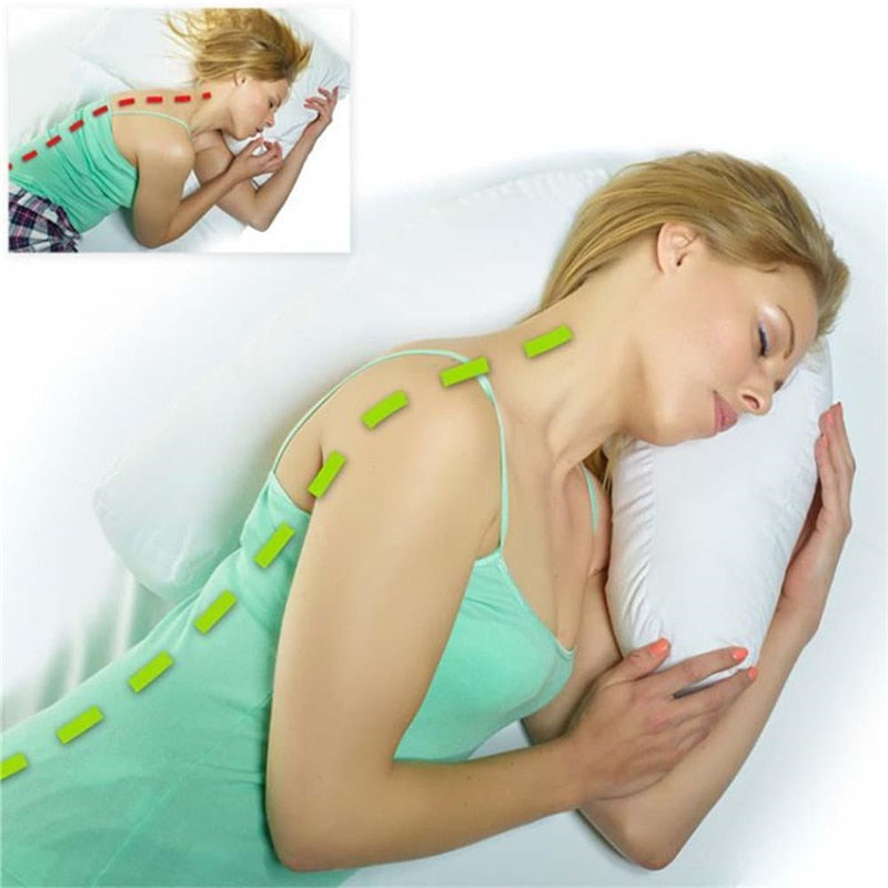U Shape Pillow for Side Sleepers with Memory Foam by HitMyNeed