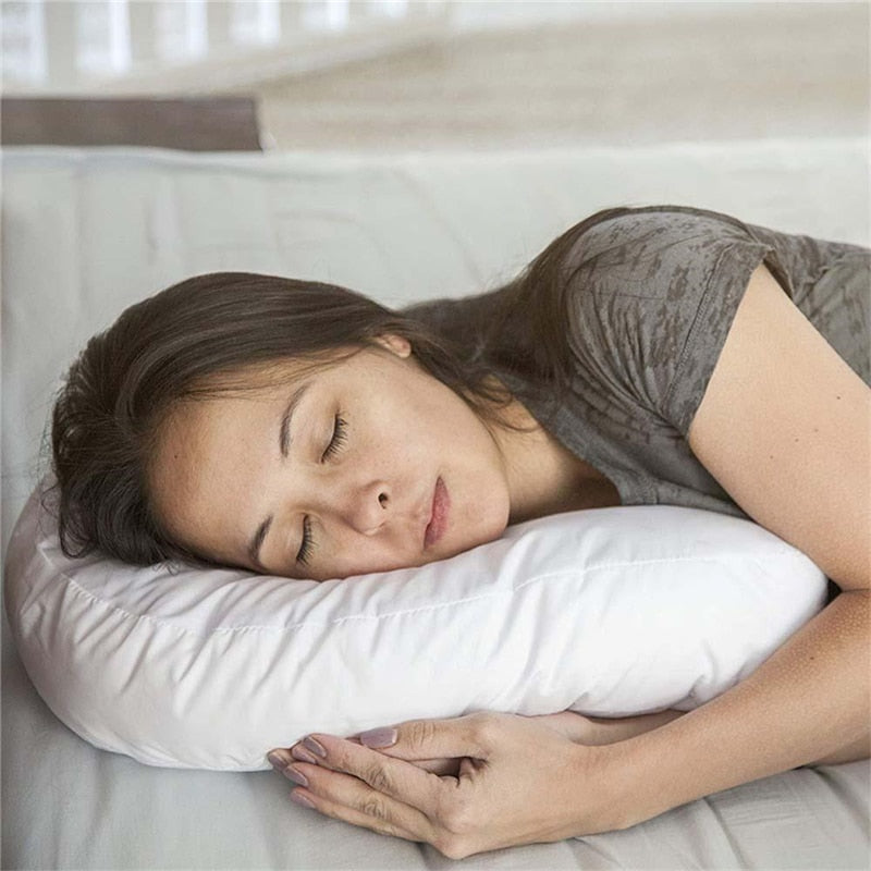 U Shape Pillow for Side Sleepers with Memory Foam by HitMyNeed