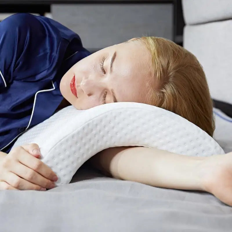 U-Shaped Curved Orthopedic Memory Foam Sleep Pillow by HitMyNeed