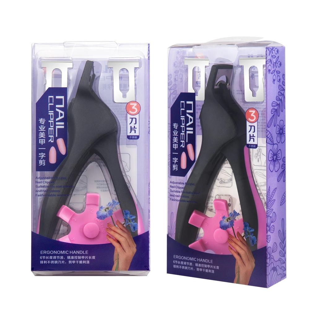 U-Shaped French Acrylic Nail Tip Cutter with Sizer by HitMyNeed
