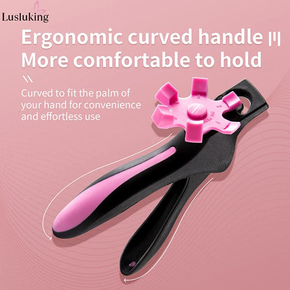 U-Shaped French Acrylic Nail Tip Cutter with Sizer by HitMyNeed
