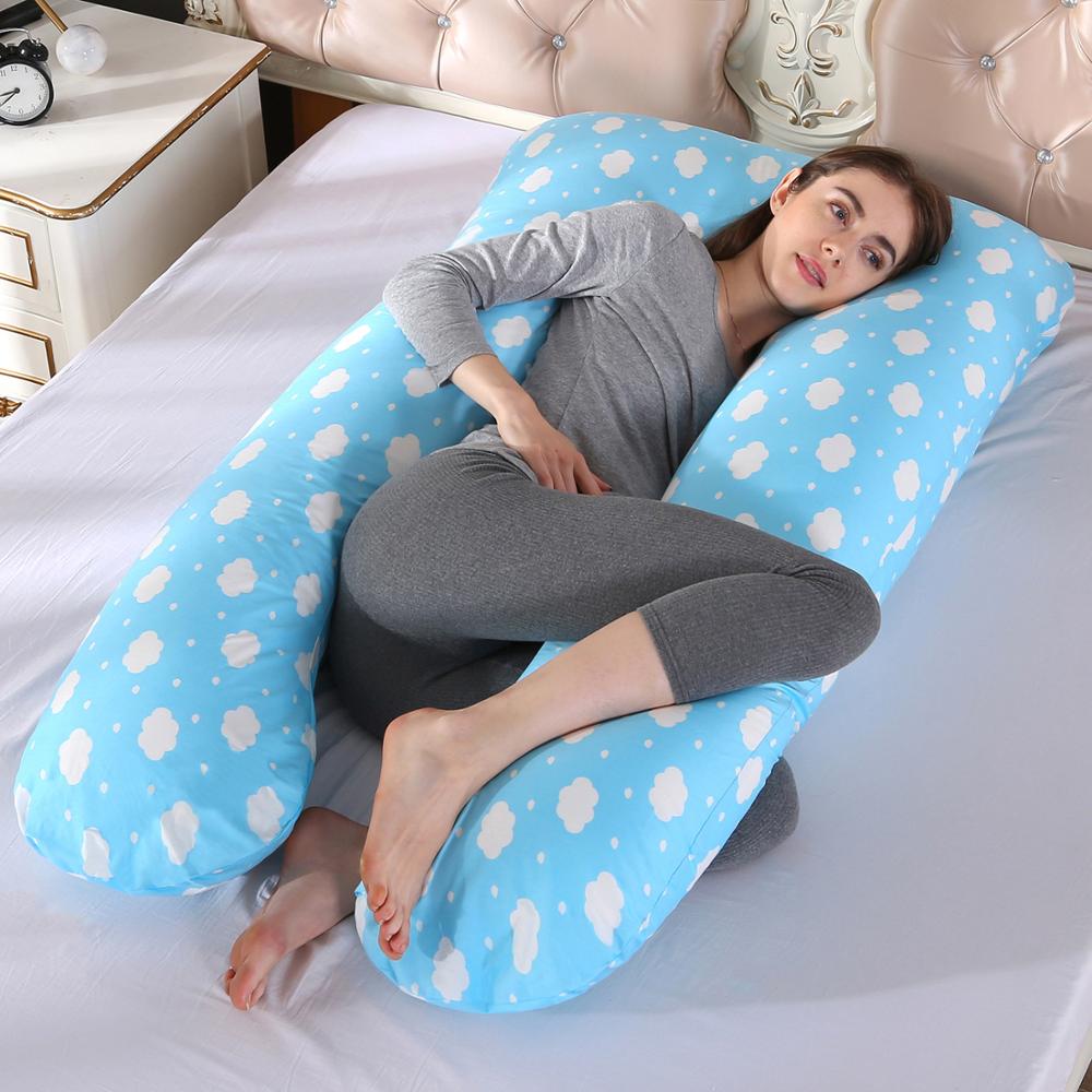 U-Shaped Pregnancy Pillow for Maternity Support by HitMyNeed