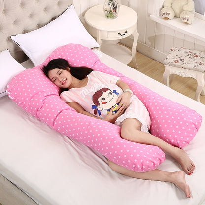 U-Shaped Pregnancy Pillow for Maternity Support by HitMyNeed