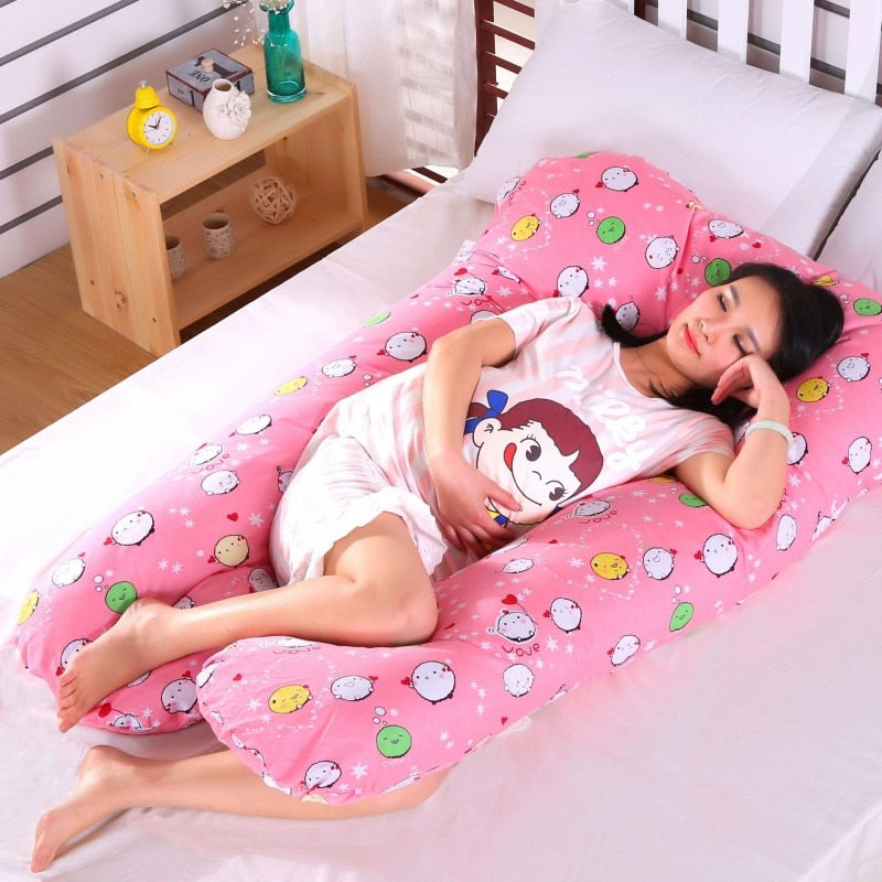 U-Shaped Pregnancy Pillow for Maternity Support mochi by HitMyNeed