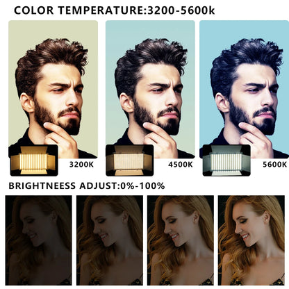 U800 LED Video Light Panel for TikTok & YouTube by HitMyNeed