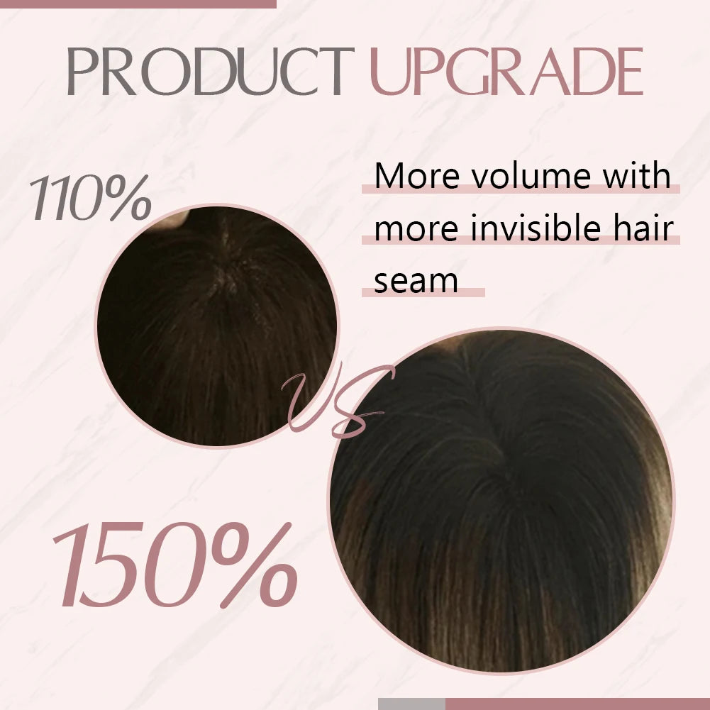 Ugeat 13x13cm Mono Base Human Hair Topper by HitMyNeed