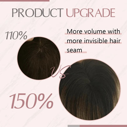 Ugeat 13x13cm Mono Base Human Hair Topper by HitMyNeed