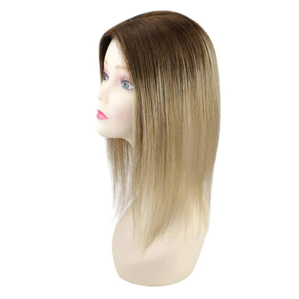 Ugeat 13x13cm Mono Base Human Hair Topper 2022-08-03 00:00:00 -0400 18-inches45cm by HitMyNeed