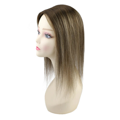 Ugeat 13x13cm Mono Base Human Hair Topper 4-27-4 18-inches45cm by HitMyNeed